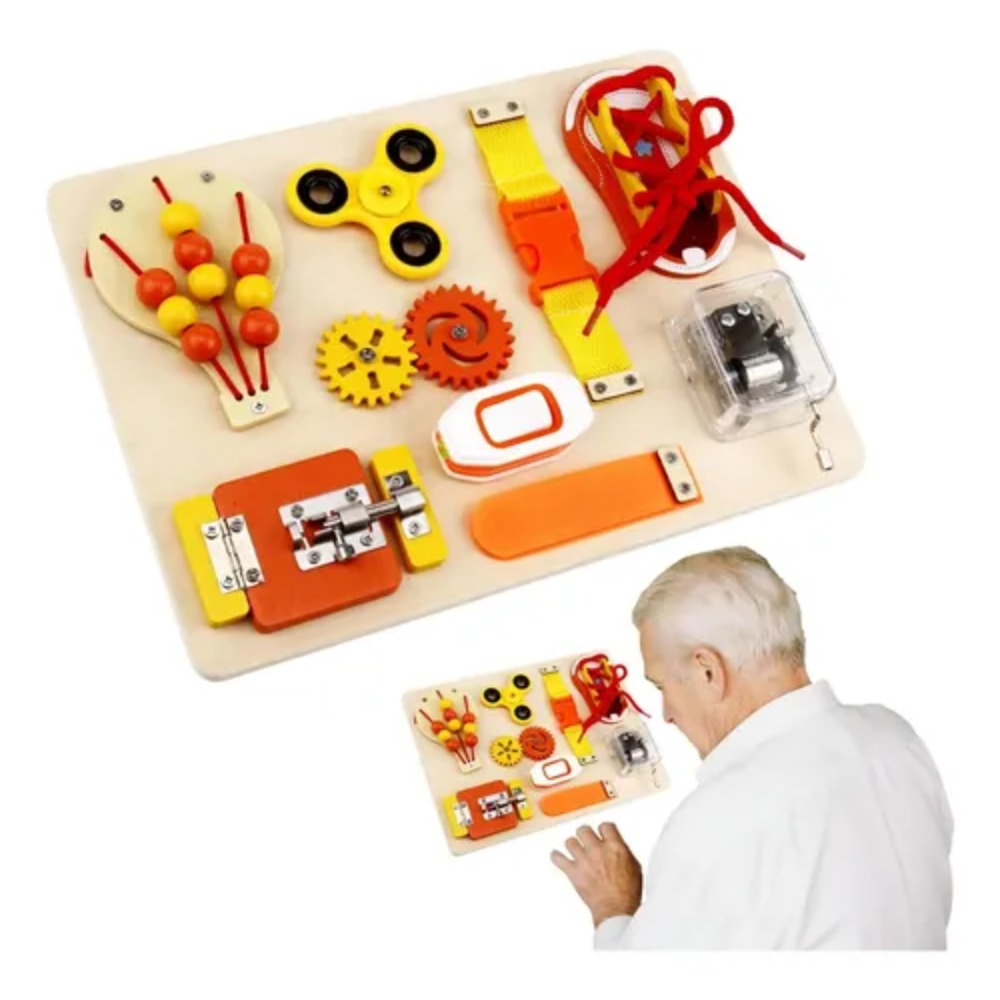 Kids Education Toys - Brinquedo Sensorial Montessori de Madeira para