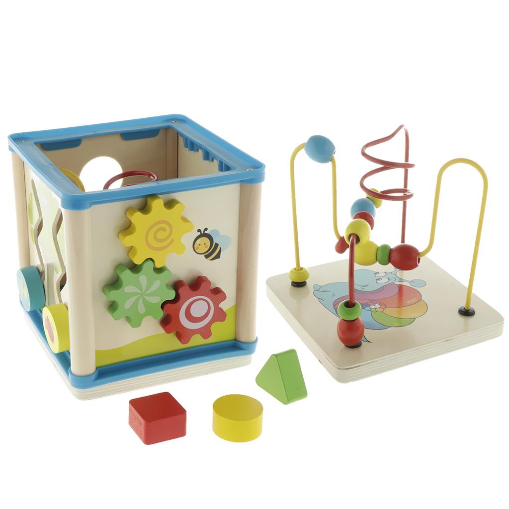 Cubo de Atividades de Madeira  - Abacus Counting Bead avaliação e preço