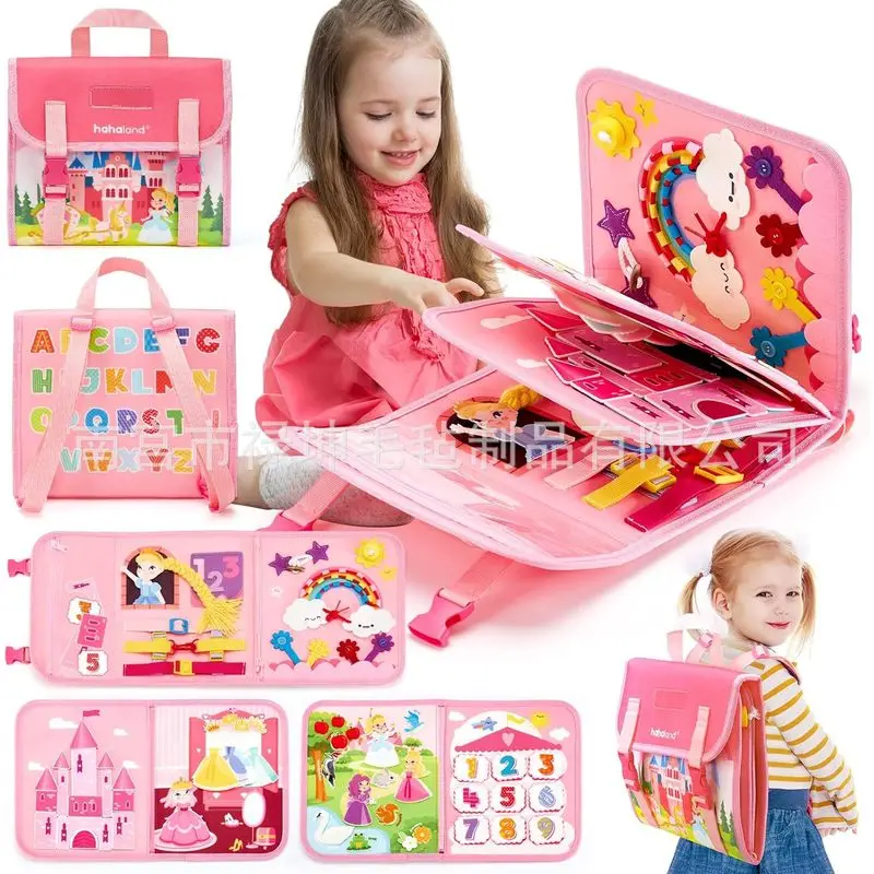 Princess Montessori Felt Busy  - Kids Education Toys avaliação e preço