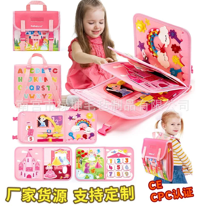 Princess Montessori Felt Busy  - Kids Education Toys avaliação e preço